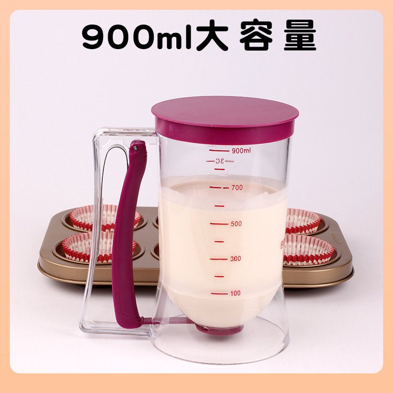 ?面糊分离器分配器面糊手持式漏斗分液煎饼果子面糊漏杯漏面器