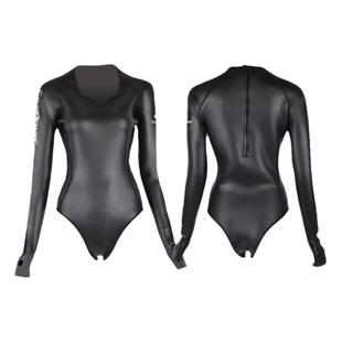 bestdive SaveOcean钻石领后拉链潜水比基尼冲浪湿衣水母衣浮潜