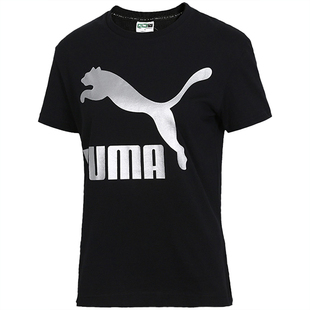 Puma/彪马正品 Classics Logo Tee 女子休闲运动短袖T恤579406-01