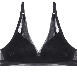 爱美丽IMIS内衣无钢圈聚拢小胸显大蕾丝凉感洞洞薄杯文胸IM17BBA2