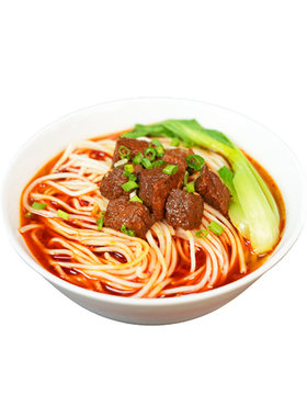 米小福红烧牛肉浇头300g商用快餐米线外卖餐饮面馆料理包粉面