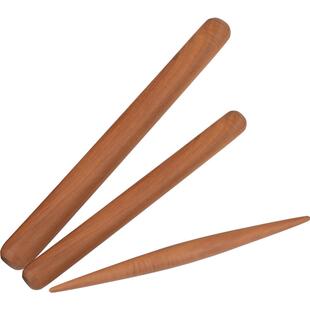 臻三环擀面杖实木滚轴家用枣木面板擀饺子皮擀面棍家用实木擀面杖