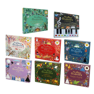 Story Orchestra 故事管弦乐队系列音乐绘本 精装 仲夏夜之梦 彼得与狼 星际 一日四季 魔笛 Jessica Courtney