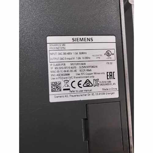 议价V90驱动器6SL3210-5FE10-4UF0适用