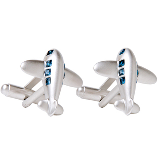 THANKS进口飞机袖扣男士时尚轻奢定制法式衬衣衫袖口西服扣子简约