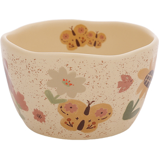 高颜值陶瓷米饭碗可爱甜品水果酸奶碗盘子家用漂亮餐具套装一人用