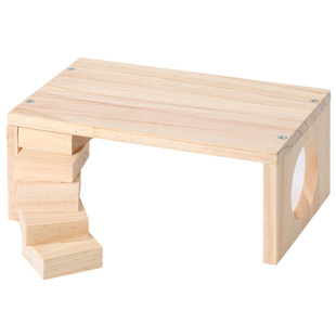 芦丁鸡楼梯平台造景用品饲养箱躲避小屋房子装饰喂食台置物架桌子