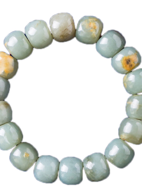 河磨玉男款手串老型桶珠