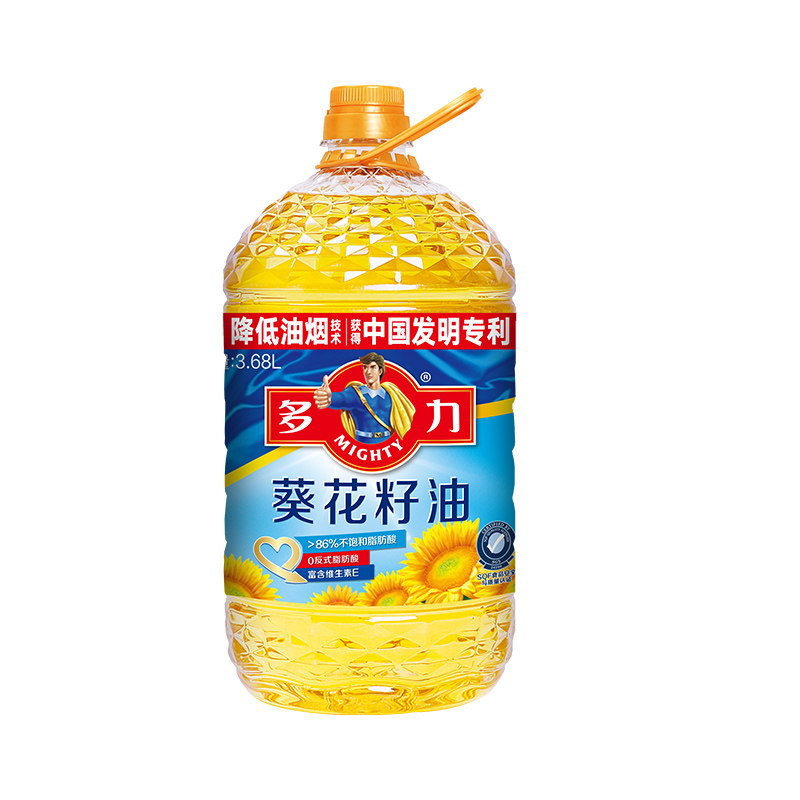 多力葵花籽油3.68L家用食用油