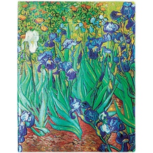 进口现货paperblanks笔记本子梵高鸢尾花复古精美高档文艺记事本