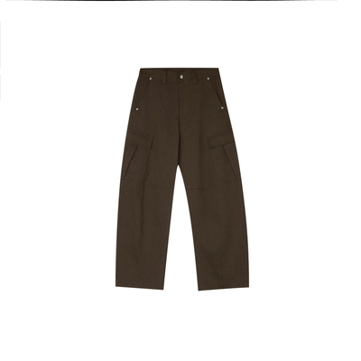 ROARINGWILD混纺弯刀工装长裤