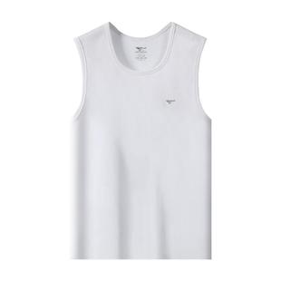 七匹狼男士背心纯棉打底宽肩内穿跨栏中老年人运动夏季老头衫男款