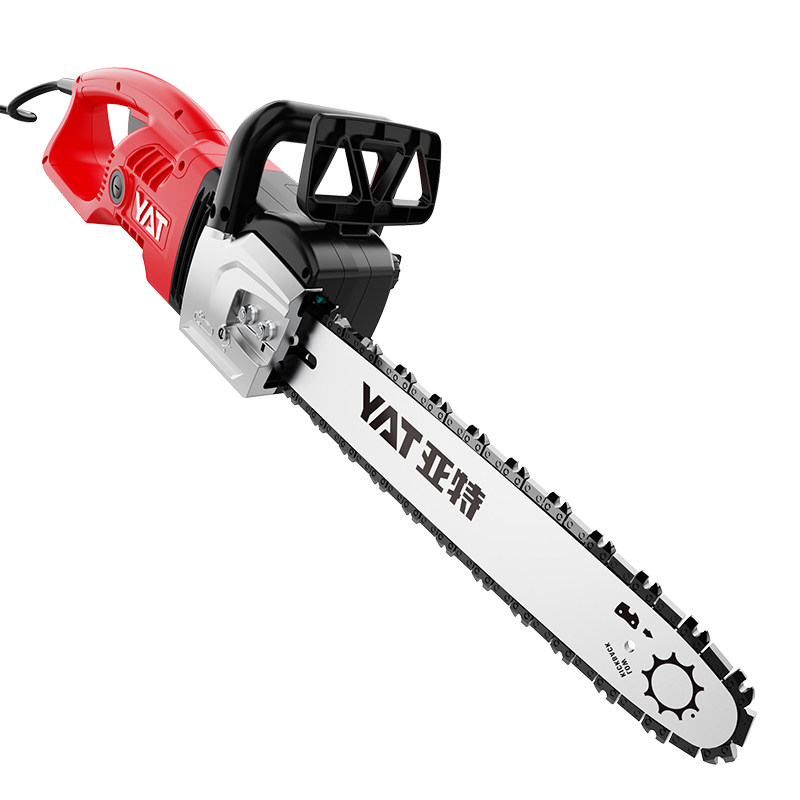 亚特电锯家用锯树220v插电小型手持电链锯伐木锯大功率电动链条锯