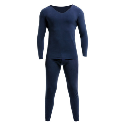 男士保暖内衣套装加绒基础无痕