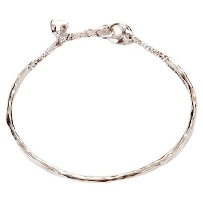 PetitQuatr999纯银轻奢开口手镯