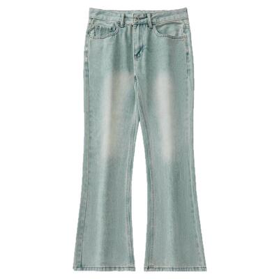 狄筑高街2025春秋新款牛仔阔腿裤