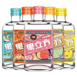 江小白果立方15-23度168ml*6白葡萄蜜桃混合水果卡曼橘柚子果汁酒