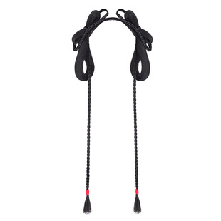 儿童汉服造型发髻汉服女童头饰古装假发包古风假发一体式发饰配饰