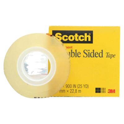 3M胶带 透明双面胶带Scotch思高665 12.7mm*22.8m透明双面胶 思高文具137无痕高粘隐形双面胶带官方旗舰店