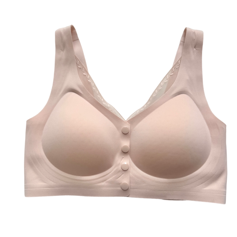 妈妈式哺乳无钢圈无痕前扣文胸