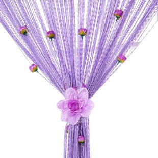 线帘装饰隔断帘门帘客厅卧室屏风窗帘网红挂帘高档流苏帘子免打孔