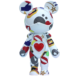 星际熊公仔摆件桌面办公室创意家居摆设生日礼品玩具小熊公仔人偶