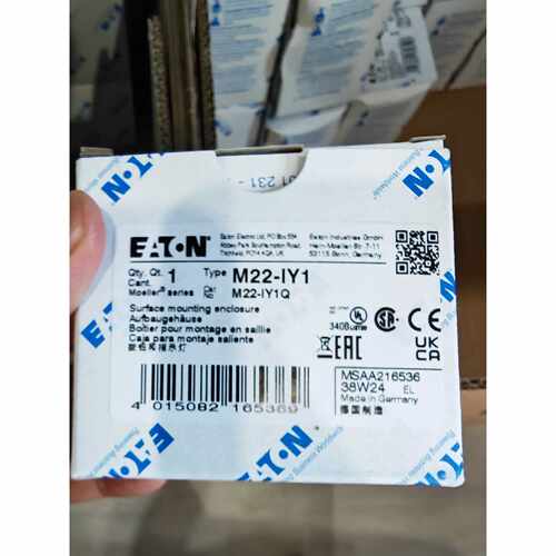 议价伊顿穆勒M22-IY1 黄色一位按钮盒UL认证CSA认证齐全