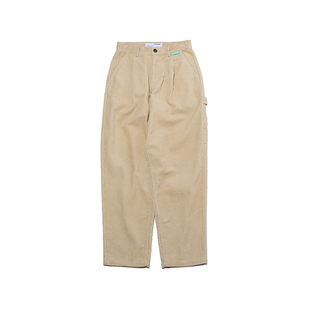 ABSURD LOGIC 荒诞逻辑 休闲裤美式街头锥形宽松直筒灯芯绒工装裤