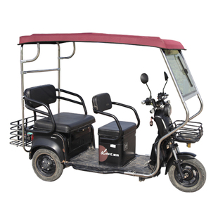 电动三轮车车篷不锈钢挡风遮阳棚休闲小巴士雨棚全封闭遮雨篷雨帘