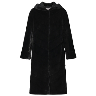 【水貂毛】卡迪黛尔商场同款24年冬气质长款皮草大衣裘皮外套女