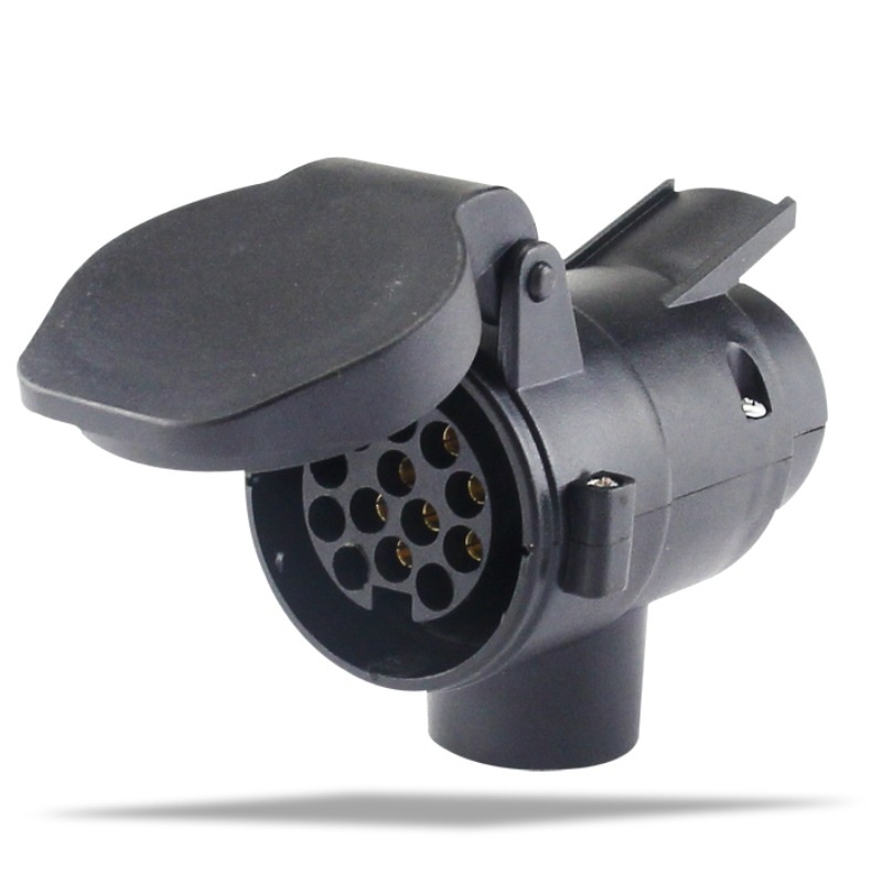 欧规7P转13P转接头 拖车插头插座 欧式房车拖车连接器 宁波博驰