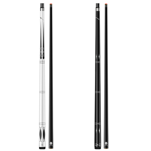 【官方正品】美洲豹破天黑科技台球杆 黑8球黑八小中头美式九球中