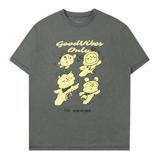 BT21 NEW BASIC系列团体短袖T恤纯棉夏季LINE FRIENDS连我朋友