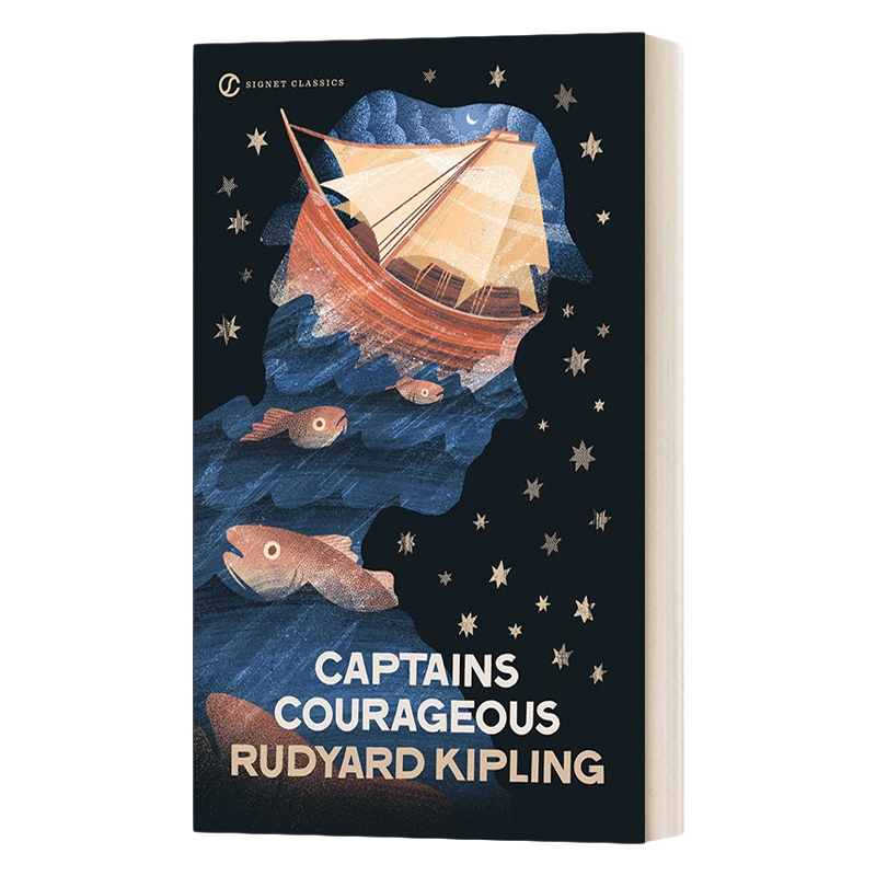 英文原版小说 Captains Courageous Signet Classics 勇敢的船长 怒海余生 吉卜林 英文版 进口英语原版书籍