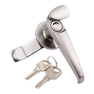 MS308配电箱门把手锁户外不锈钢防水电柜门执手锁开关机柜门通用