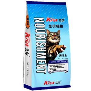 艾尔猫粮10kg20斤成幼英短加肥猫流浪猫海洋鱼味猫粮猫主粮去毛球
