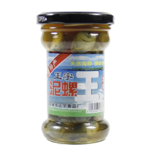 正宇精制泥螺王丹东港泥螺王纯野生泥溜子黄泥螺海鲜生鲜即食单瓶