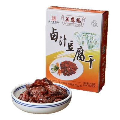 无锡三凤桥卤汁豆腐干真空