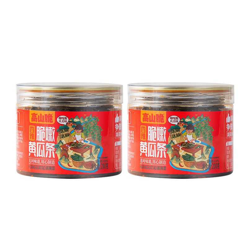 屋头香辣脆嫩黄瓜条脆爽榨菜黄瓜咸菜黄瓜皮腌黄瓜下饭菜即食酱菜