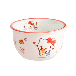 三丽鸥儿童碗盘女生家用陶瓷可爱饭碗个人专用高颜值碗筷餐具套装