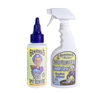 美国老奶奶的秘密衣服去血渍清洁剂去油渍洗衣液组合装473ML+59ML