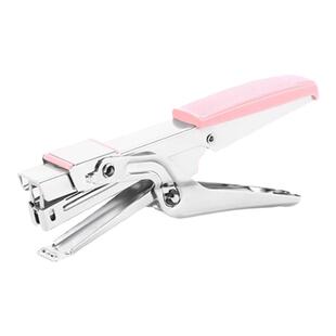 手握式订书机外卖专用省力型订书机学生本子资料装订器桌面推荐文具好物大号加厚金属订书器办公用实惠装订机