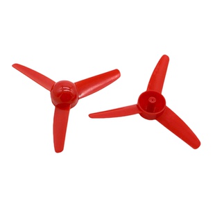 标准三叶小螺旋桨螺旋翼小马达配件diy风扇模型手工制作材料2mm孔