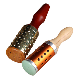 面部艾灸棒手握滚动式随身灸罐砭石家用桃花灸玉石面部美容院器具