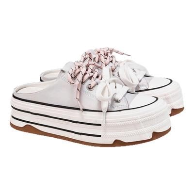 fed后空板鞋春季新款女鞋包头凉拖鞋厚底休闲半拖女款S0312-ZC768