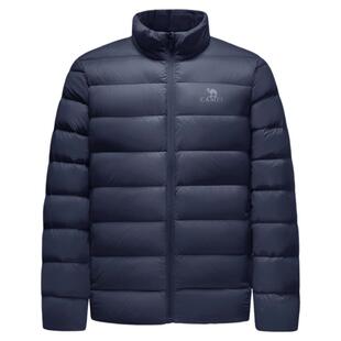 骆驼轻薄羽绒服男冬季运动排骨羽绒休闲立领保暖鸭绒内胆外套女