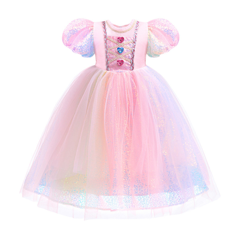 DSCG儿童生日礼服公主裙女童夏季