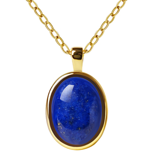 宫里上新青金石项链女款纯银蓝色宝石吊坠毛衣链送妈妈生日礼物