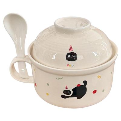 泡面碗学生宿舍学生家用带盖面碗