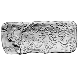 日式雾凇玻璃刺身盘 寿司盘长条盘点心盘餐厅摆盘创意长碟子餐具